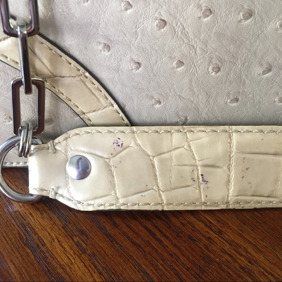 Guess Visage Faux Ostrich Shoulder Bag - Picture 8 of 13